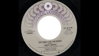 Roxy Music Oh Yeah On The Radio Lyrics