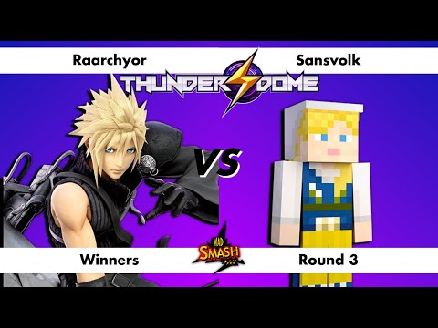 Raarchyor (Cloud) vs Sansvolk (Steve) | Winners Round 3 | Thunderdome #6