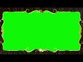 Golden Wedding Frame Green Screen Video Effect HD
