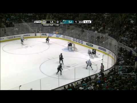 Couture penalty, Richards goal vs Sharks (1-1)