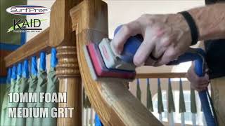 The Fastest Way to Prep an entire Stair Rail & Bannister for Paint
