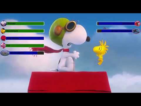 Peanuts Movie Final Battle with healthbars [HD]