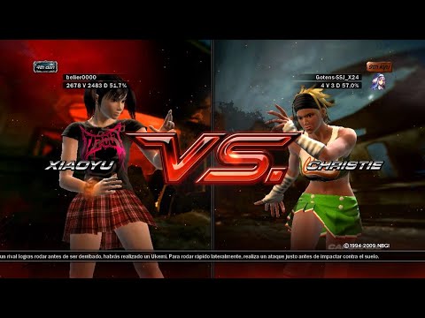 02 Christie vs Xiayou - Tekken 6 ( Uchiha x24 ) Gameplay Online  PS3