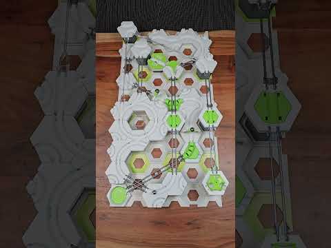 Tracks with the Starter-Set Race | Part 3 #gravitrax #marble #satisfying #gravitraxtrack