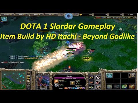#DOTA 1 Slardar Gameplay Item Build - Beyond Godlike by HD Itachi | #Warcraft 3