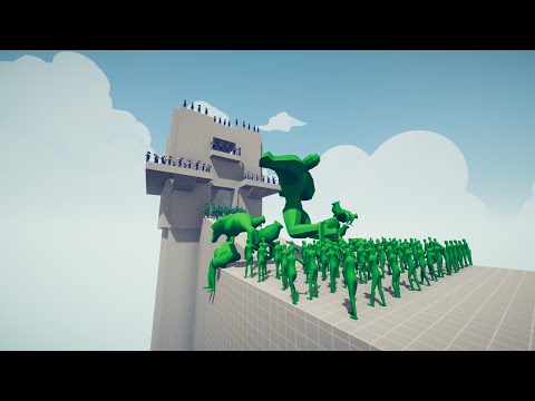 🔥 ALL FACTIONS DEFENDS THE TOWER vs ZOMBIES Totally Accurate Battle Simulator TABS 🔥