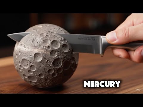 Slicing the Solar System: ASMR Knife Cuts Through Every Planet