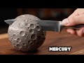 Slicing The Solar System ASMR Knife Cuts Through Every Planet