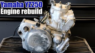 Yamaha YZ250 Six-Minute Full engine rebuild :-)