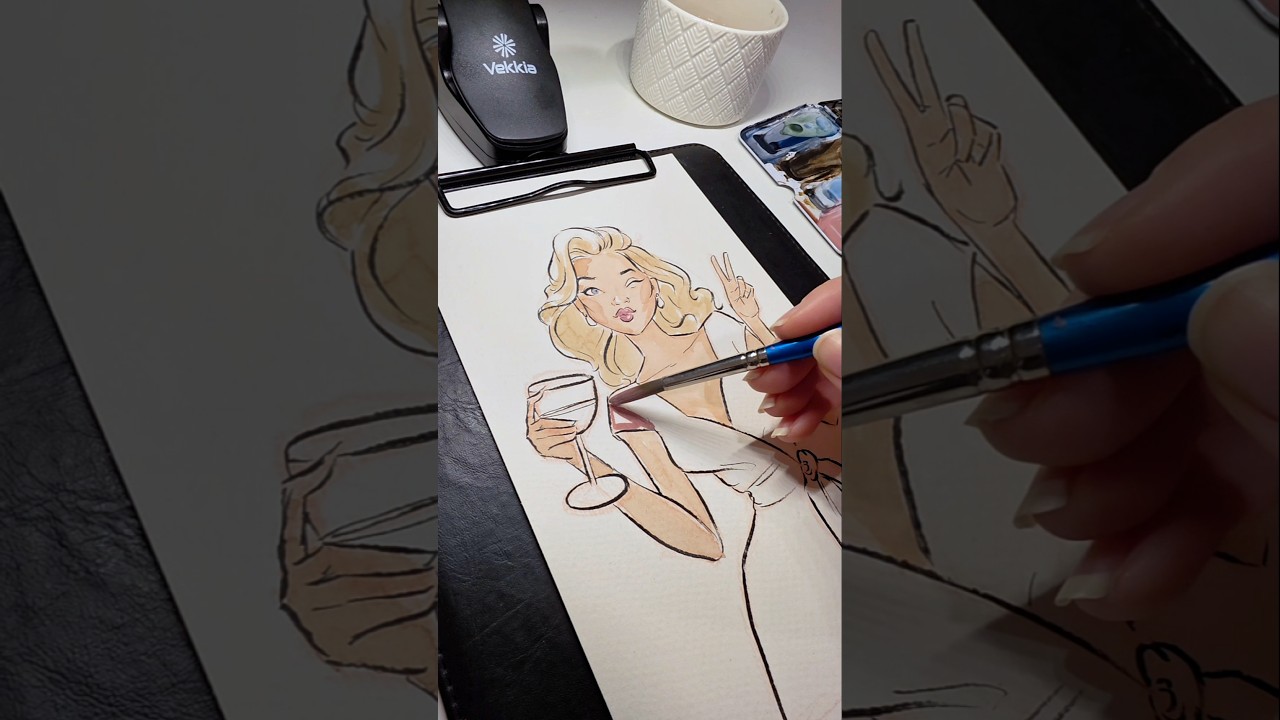 Promotional video thumbnail 1 for Live Guest Illustrations & Fashion Sketches