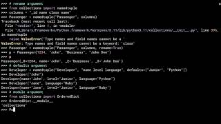 Download the video "Working With Python's namedtuple()"