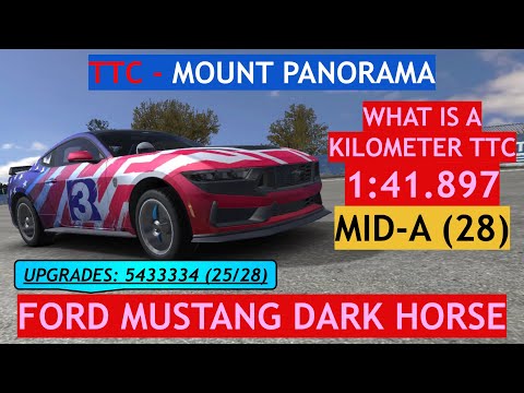 All American Muscle FREEDOM TTC - Ford Mustang Dark Horse at Mount Panorama