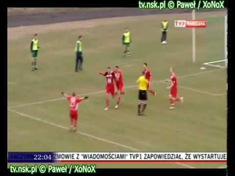 tv.nsk.pl 2012-04-07 Świt Nowy Dwór Mazowiecki - Wisła Puławy 0-1 (0-0) bramka relacja