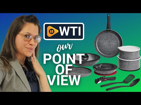 ROSSETTO 16pcs Pots and Pans Set Non Stick from France - WTI product video review