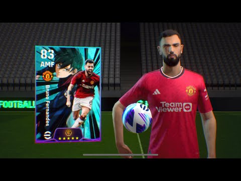 How To Upgrade Free Bruno Fernandes In Pes 24 BLUE LOCK bruno Max Training Tutorial In Efootball 24