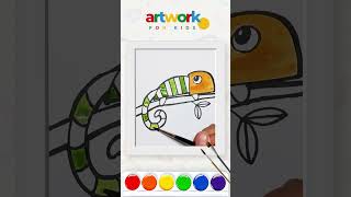 How to Draw a Cute Lizard 🦎 | Easy & Fun Art Tutorial for Kids!
