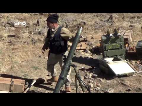 استهداف  قوات النظام بقذائف الهاون من قبل الجبهة الجنوبية في مدينة البعث في ريف درعا