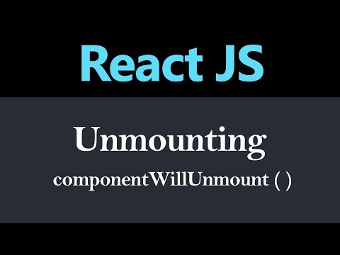 Unmounting in React JS Hindi