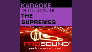 You Can't Hurry Love (Karaoke Lead Vocal Demo) (In the style of Supremes)