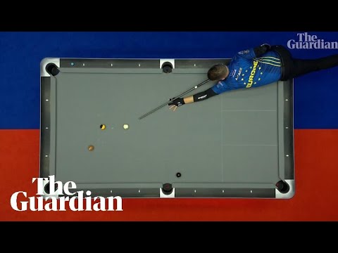 'Absolutely incredible': Europe's David Alcaide hits remarkable pool shot in Mosconi Cup