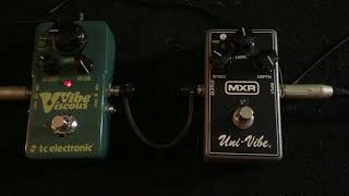 Download lagu MXR UNIVIBE VS. TC ELECTRONIC VISCOUS VIBE Pedal Shootout/Dual Review mp3