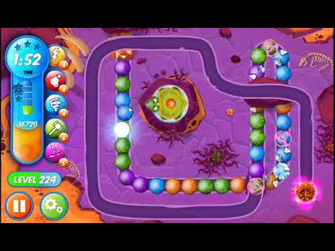 Marble Woka Woka Level 224 - NO BOOSTERS 🐢 | SKILLGAMING ✔️