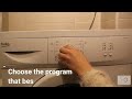 BEKO Washing Machine Usage Instructon Corvin Center Suites
