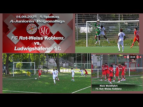 A-Junioren Regionalliga: FC Rot-Weiss Koblenz vs. Ludwigshafener SC
