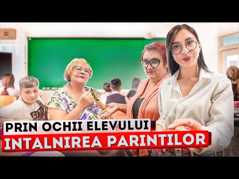 ÎNTÂLNIRE CU PĂRINȚII ȘCOLARII! 😱 PĂRINȚII S-AU CEARTAT | Scoala Prin Ochii Elevului