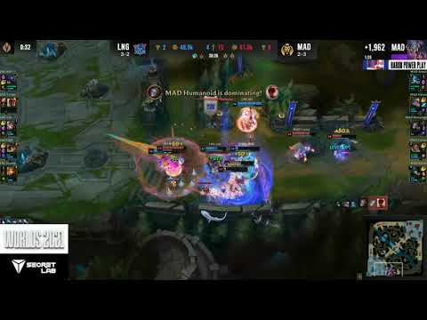 Four way tie Baby | Group D Worlds | MAD vs LNG