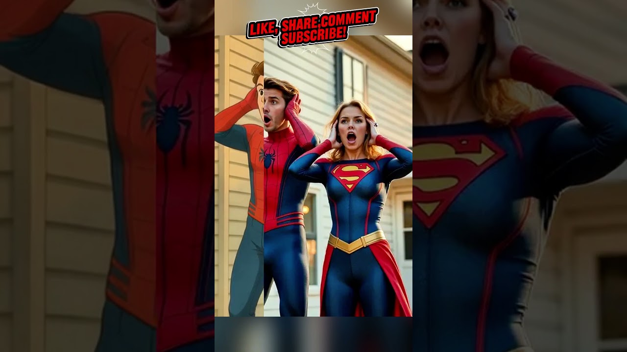 spiderman and supergirl #spiderman #supergirl