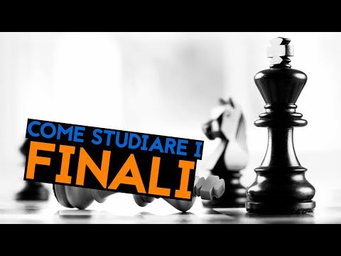 Come studiare i FINALI di scacchi senza impazzire