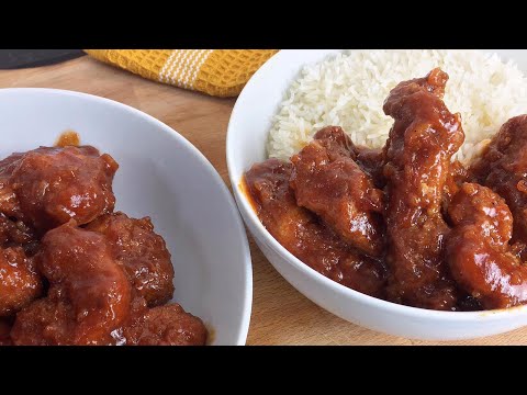 THE BEST ORANGE Chicken Recipe With BBQ Sauce | BETTER THAN TAKEOUT | Orange Chicken|Chicken Recipe