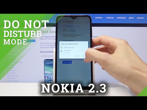 Do Not Disturb Mode NOKIA 2.3 – Sounds Settings