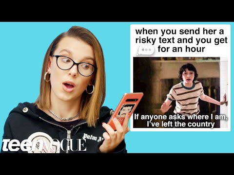 Millie Bobby Brown Reviews Stranger Things Memes | Teen Vogue