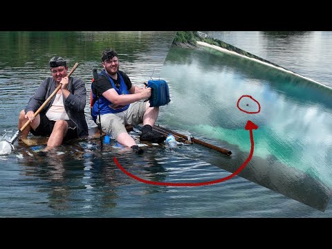 We Built a Real Raft to Float Across an Ocean | Daz & Dave Survival Pt 2