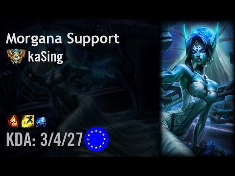 Morgana Support vs Tahm Kench - kaSing - EUW Challenger Patch 6.13