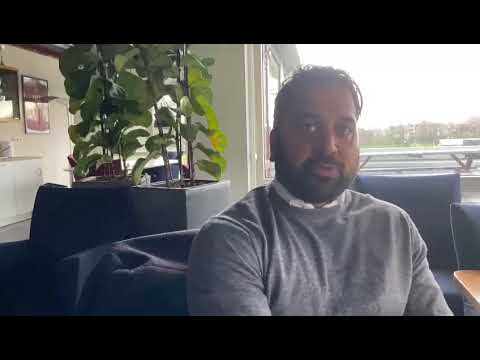 Ricky na afloop van AMVJ - ASV Arsenal