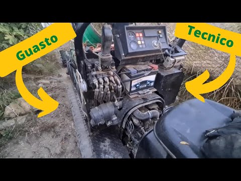 guasto tecnico alla motocarriola da scavo