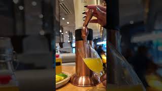 Level up your brunch with the mimosa tower 🥂 #foodie #brunch #spain #planotexas #mimosas #tower