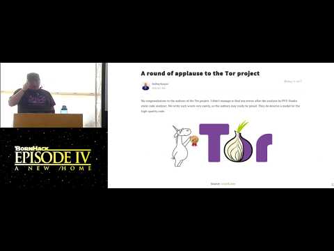 BornHack 2019 - Alexander Færøy - Introduction to the Tor Ecosystem