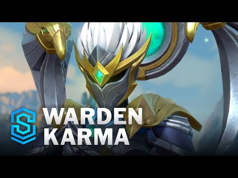 Warden Karma Wild Rift Skin Spotlight