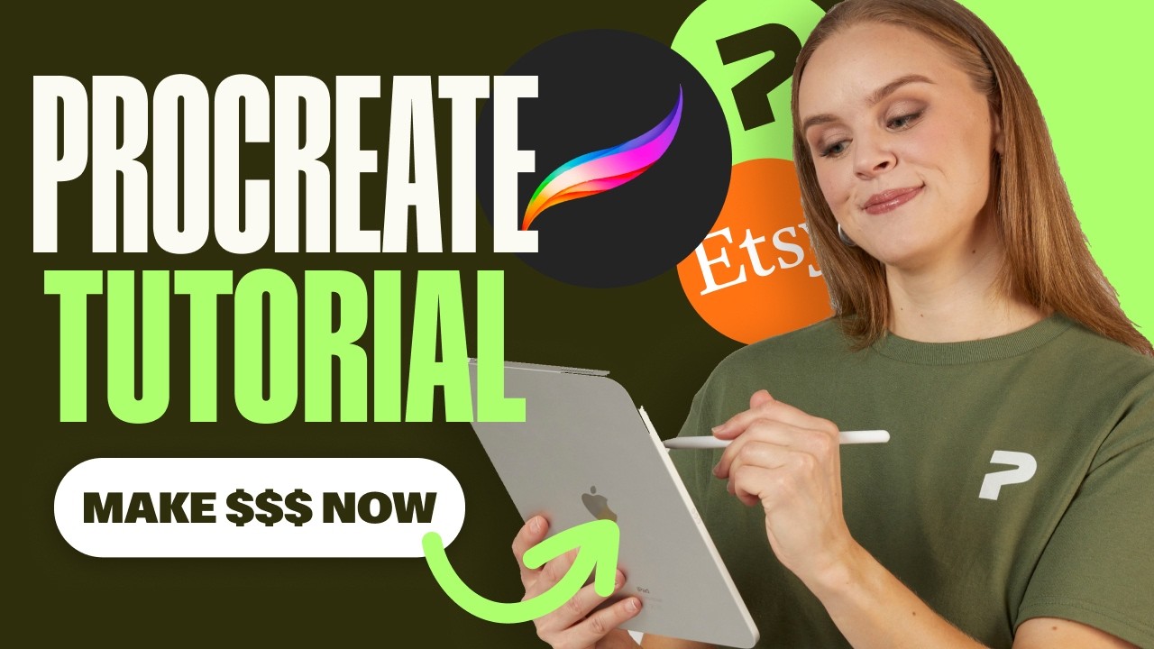 Procreate + Printify: Sell Your Designs on Etsy & Make $$$ with Printify!