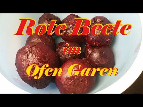Rote Beete im Ofen Garen
