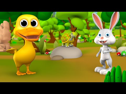 Magical Duck Hindi Story - जादुई बत्तख़ हिन्दी कहानी 3D Animated Kids