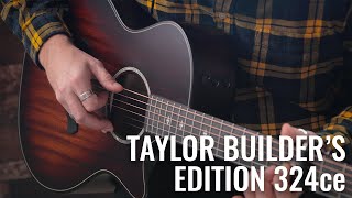 Video thumbnail for NAMM 2020: Taylor Builder's Edition 324ce Demo | Guitar.com by Guitar