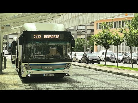 Viagem na linha 503 num autocarro STCP da serie 3500