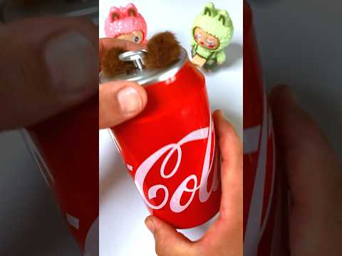 This is no ordinary Coke can! #labubu #popmart #unboxing #secret #toys #kawaii #cute