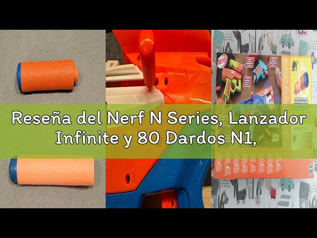 Vídeo relacionado con Nerf N Series, Lanzador Infinite y 80 Dardos N1, Mayor Precisión y Lanzamiento en Ráfaga, Juguete para Niños de 8 Años o Más.