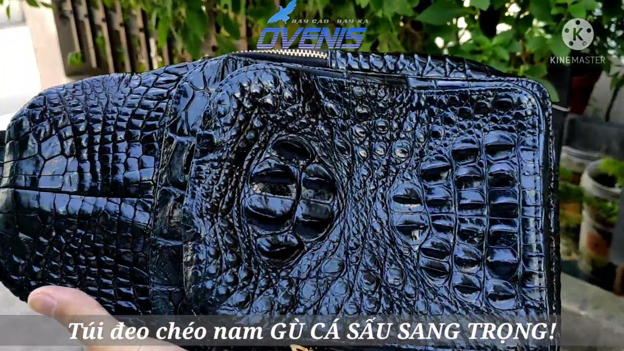 Túi bao tử đeo ngực cho nam [GÙ CÁ SẤU ĐẲNG CẤP ĐÍCH THỰC]